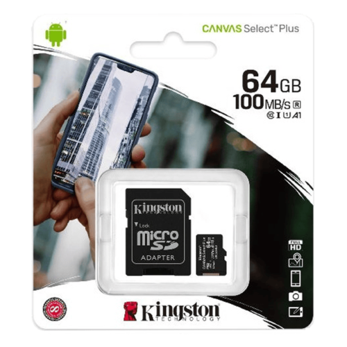 MicroSD 64GB Kingston 100MB/S